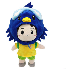 Blue bird plush